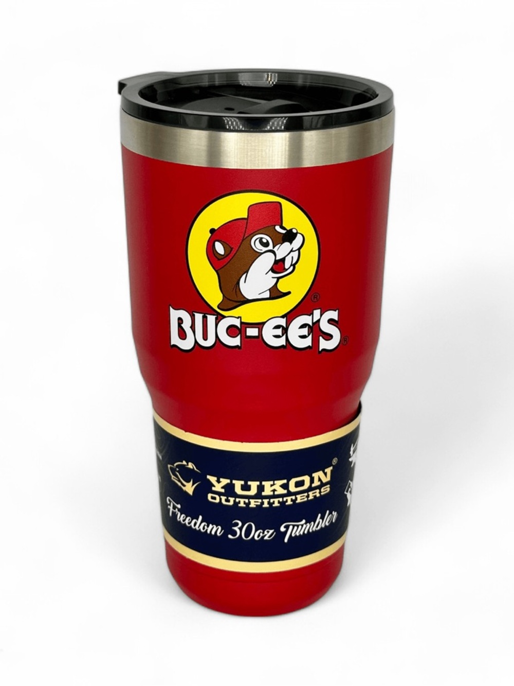 Buc-ee's Red Yukon Outfitters Travel Tumbler